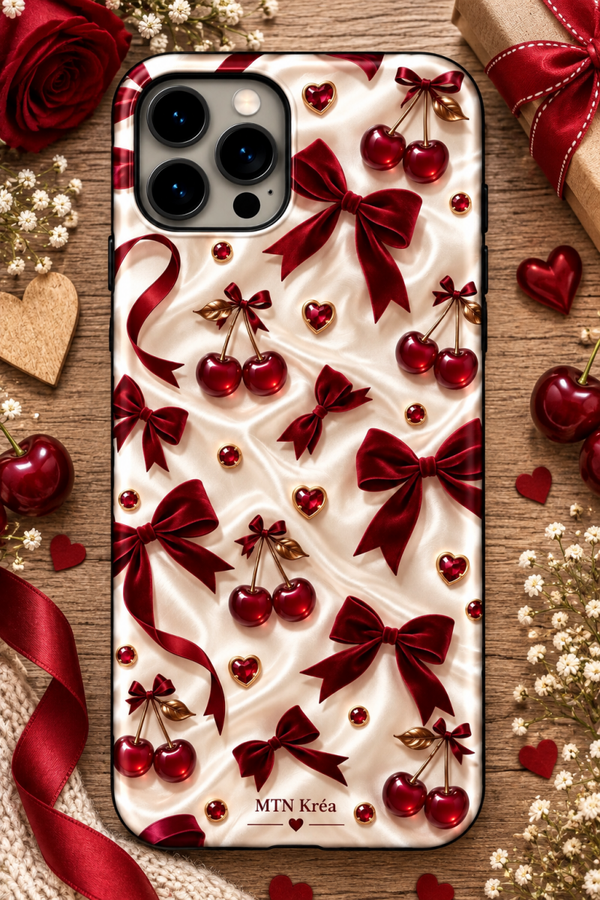 Coque douceur cerise