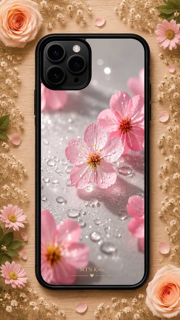 coque rosée de sakura