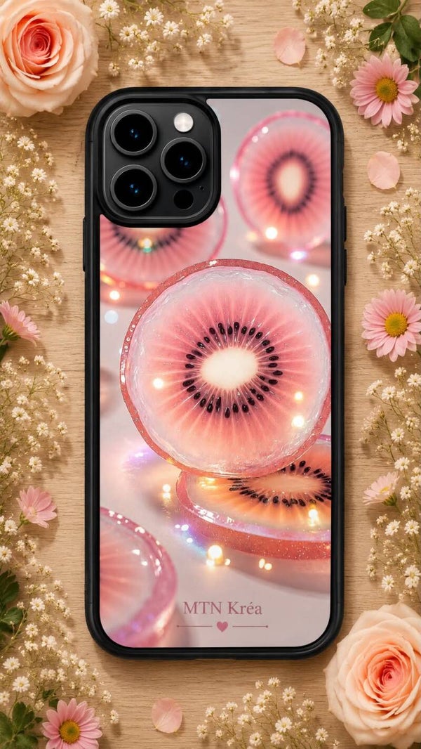 coque cristal de kiwi