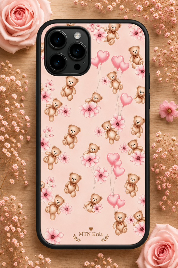 Coque ourson d’amour