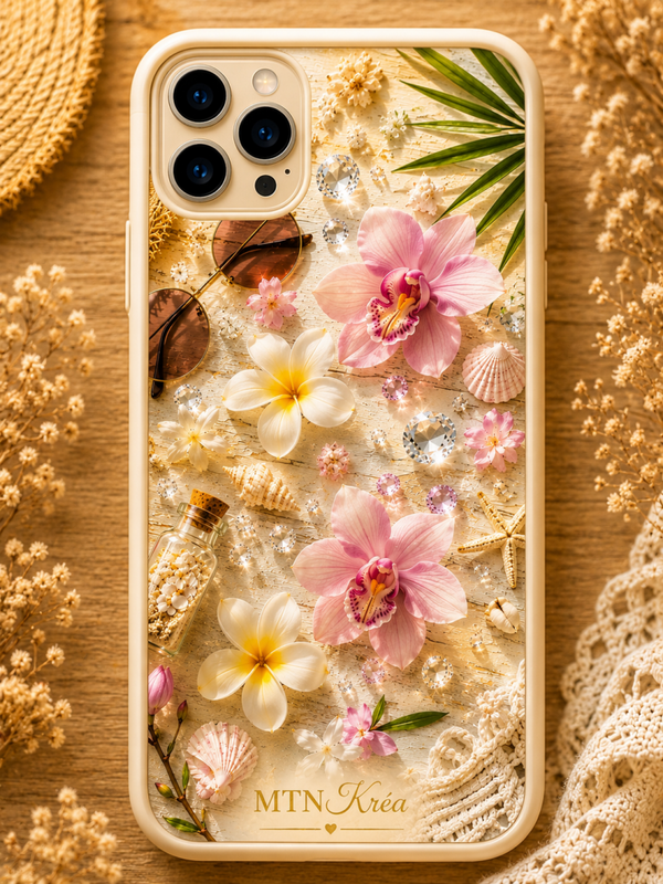 Coque orchidées tropicales