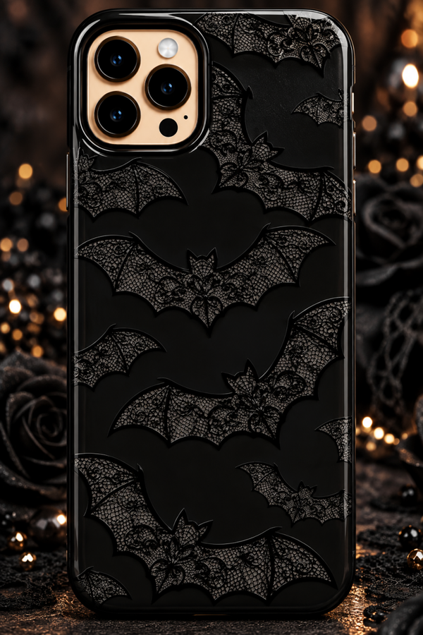 Coque dentelle noir