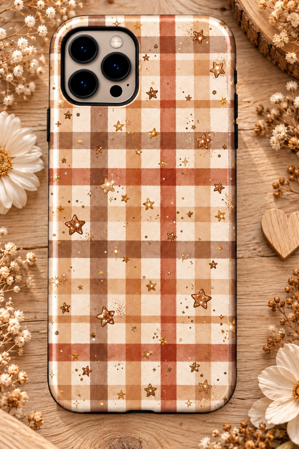 Coque vichy d’automne