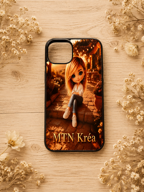 Coque lueur doré