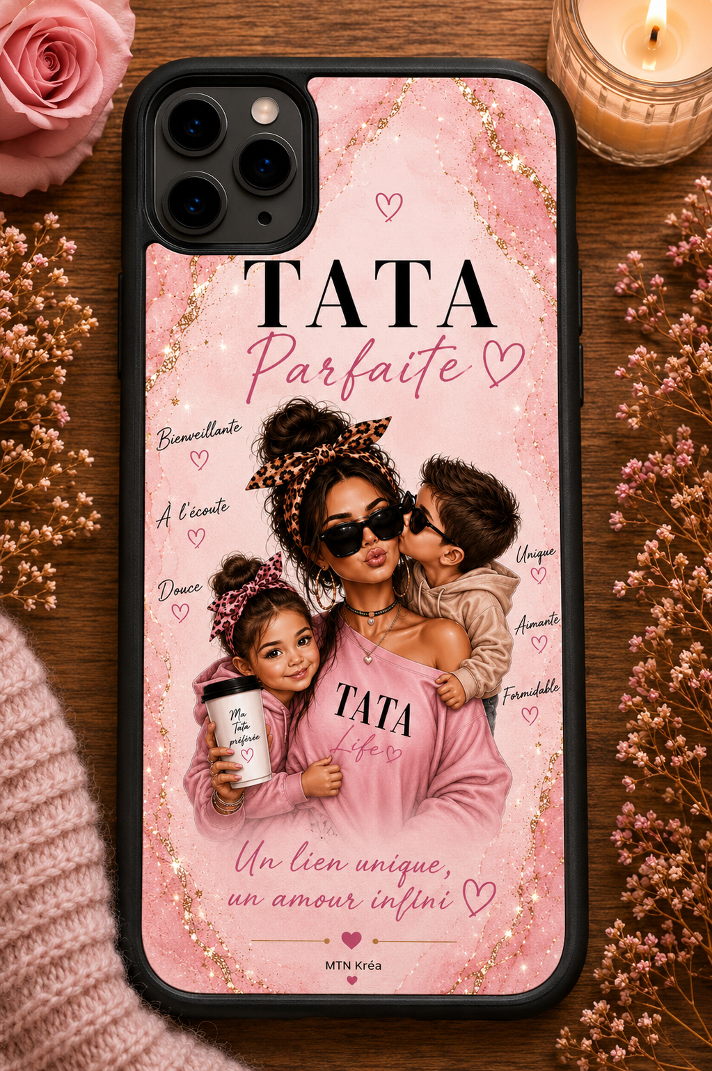 Coque double bonheur