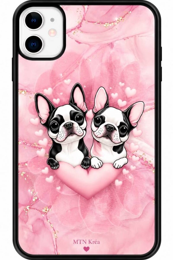 Coque amour à quatre pattes