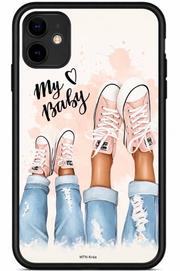 Coque mini et moi rose