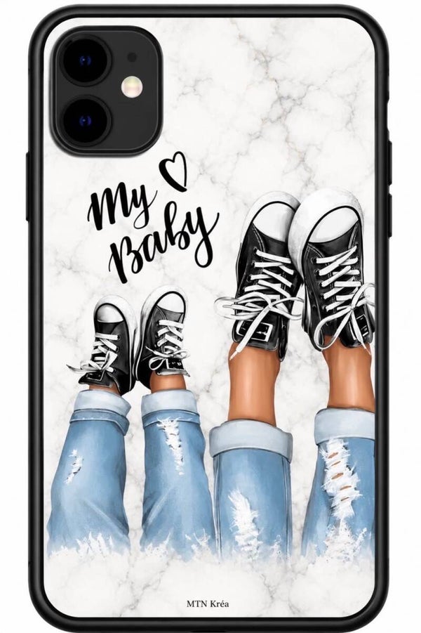 Coque mon petit bonheur