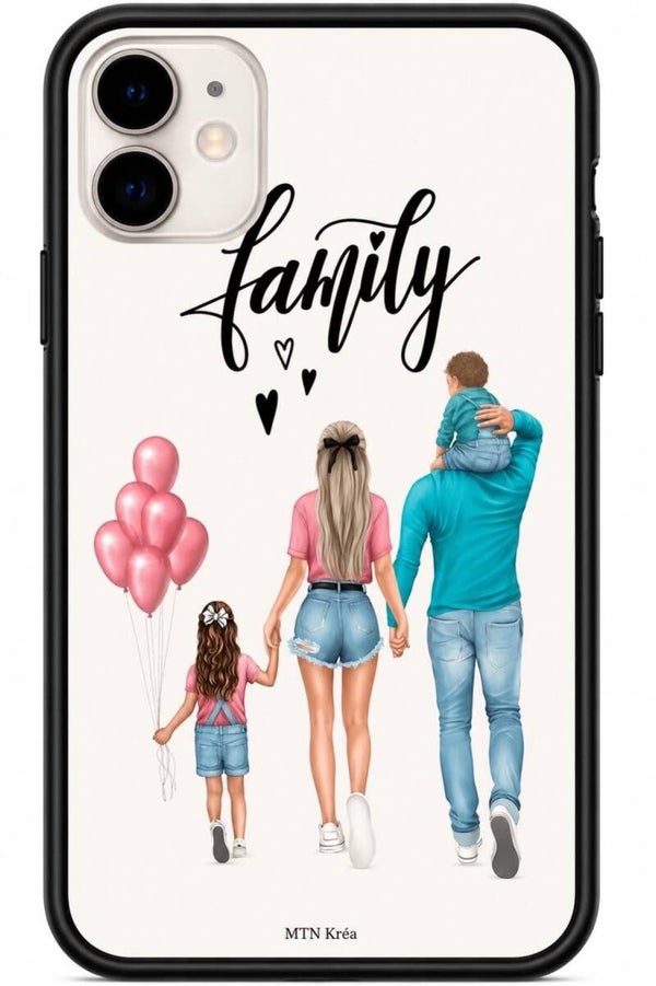 Coque le bonheur en famille