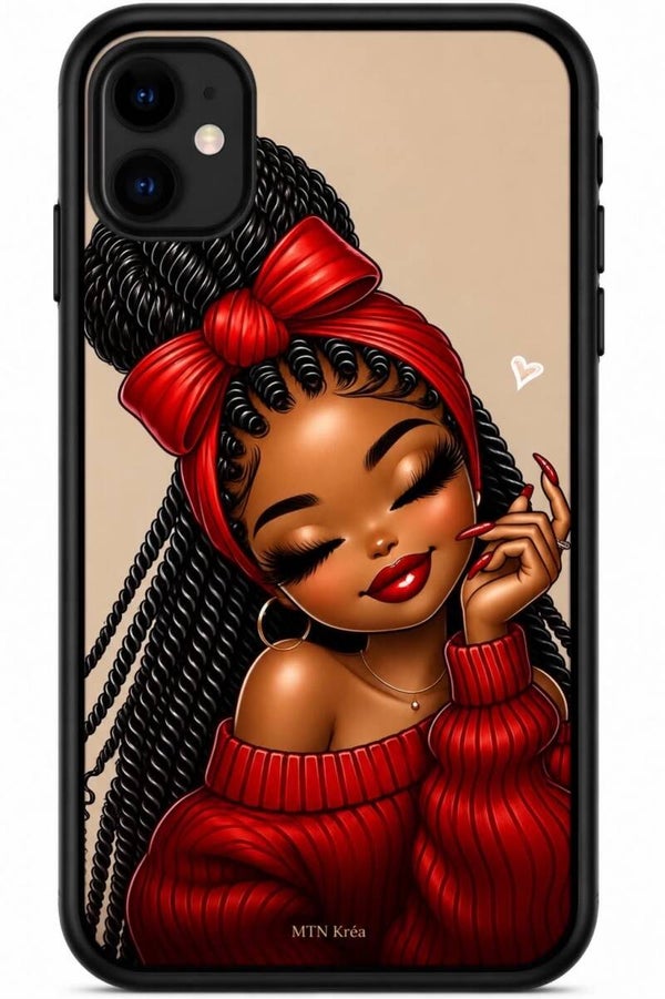 Coque élégance rouge