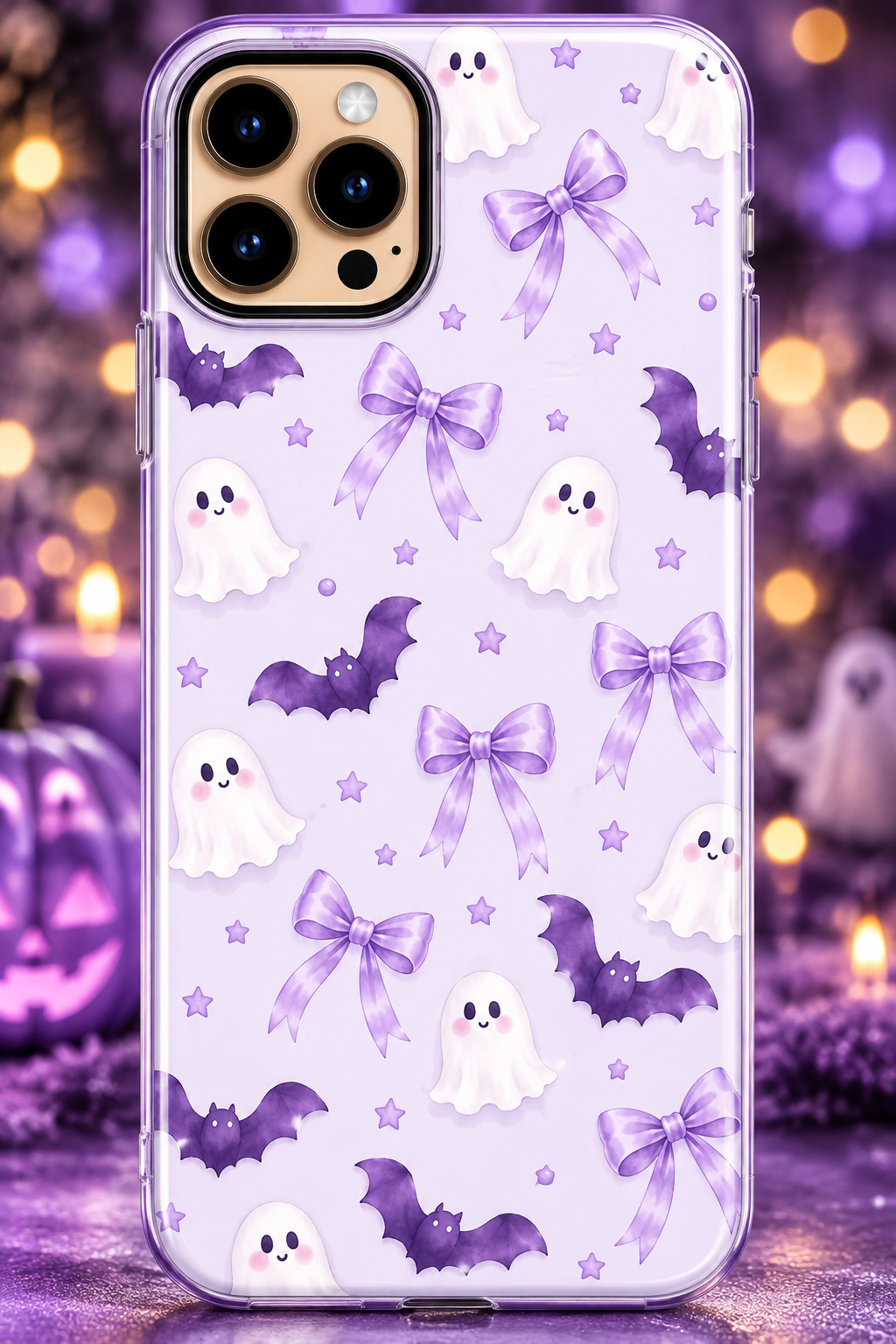 Coque fantôme lilas