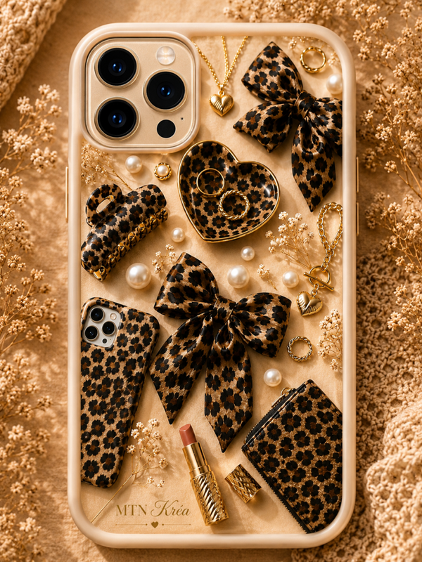 Coque glamour félin