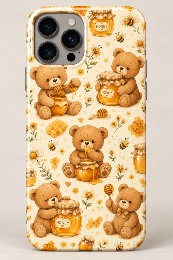 Coque ourson gourmand