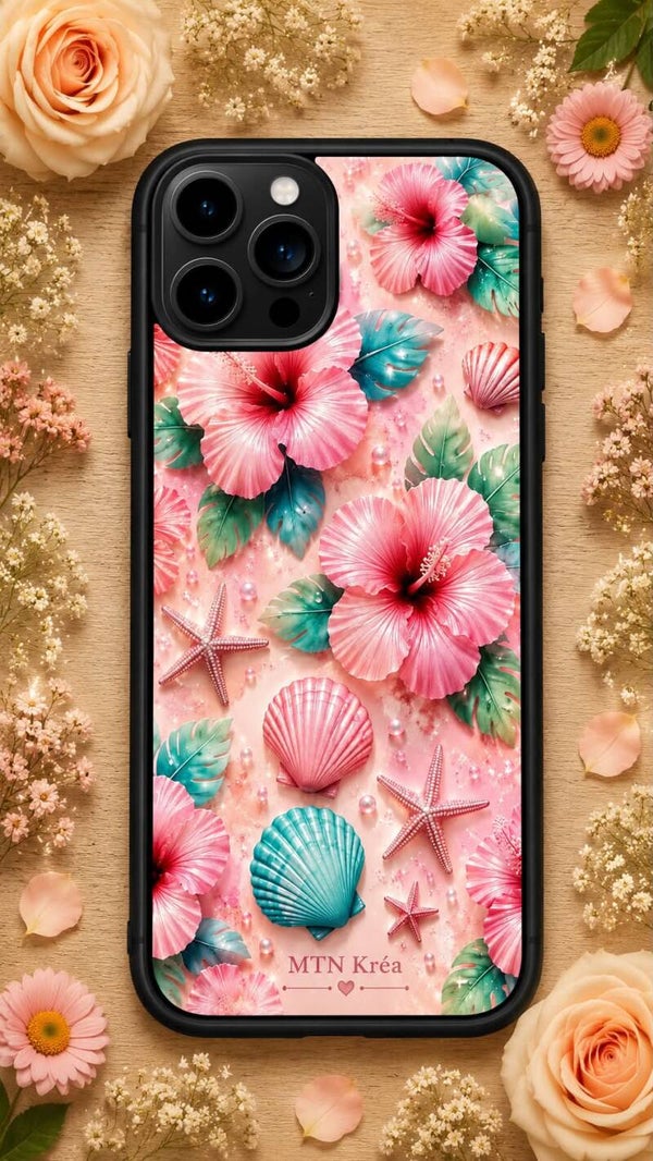 coque corail tropical