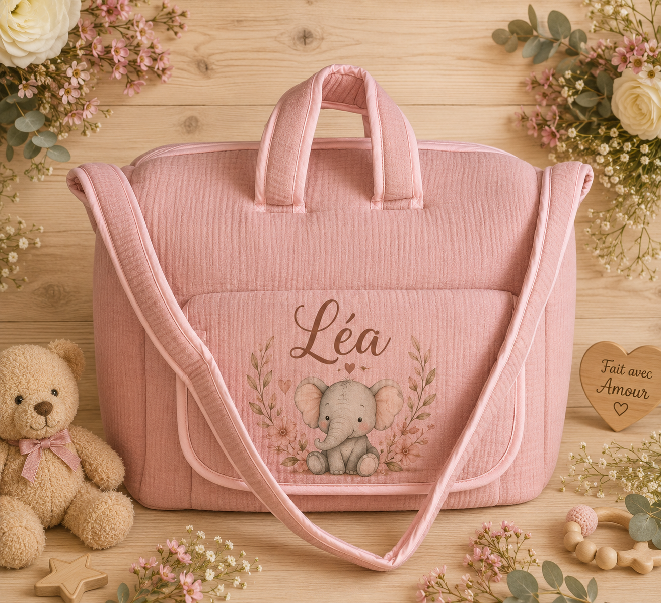 sac à langer personnalisé