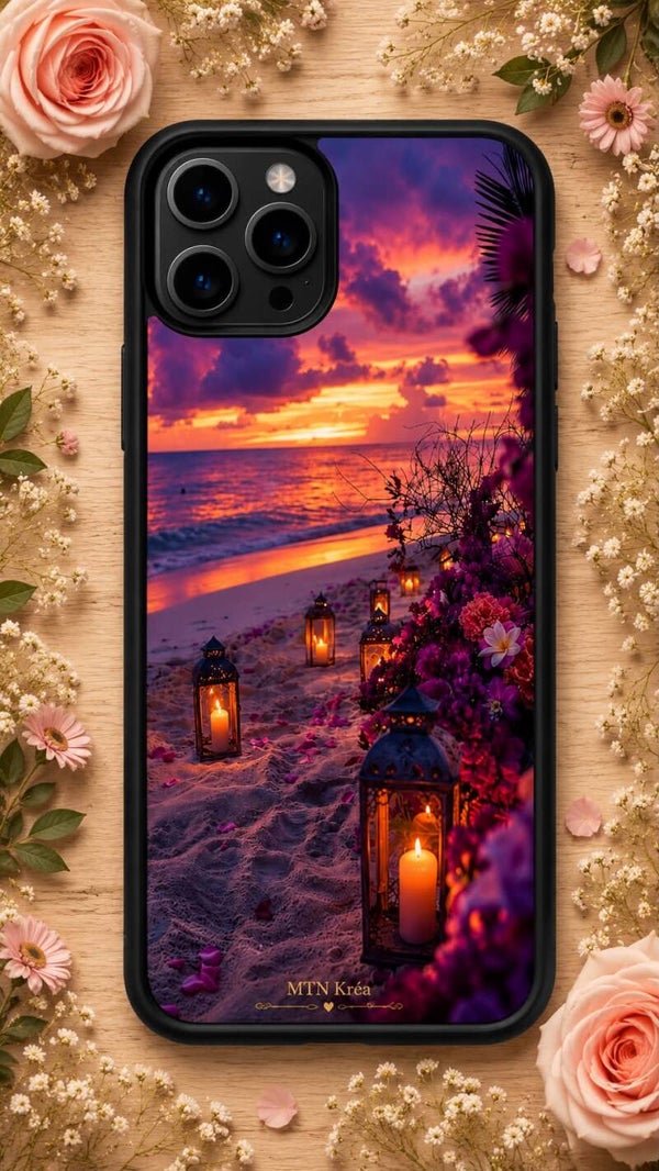 coque crépuscule violet