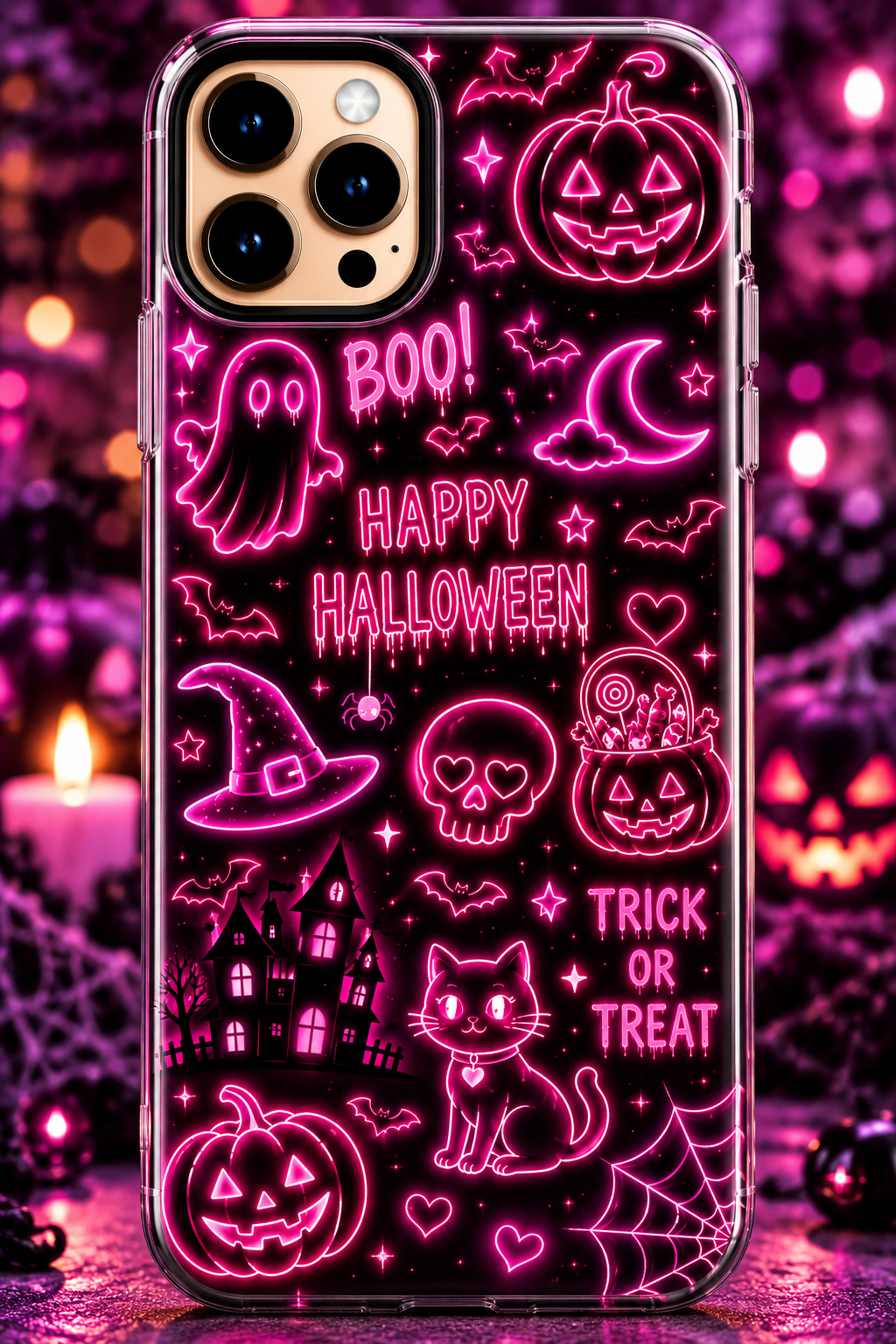 Coque nuit neon