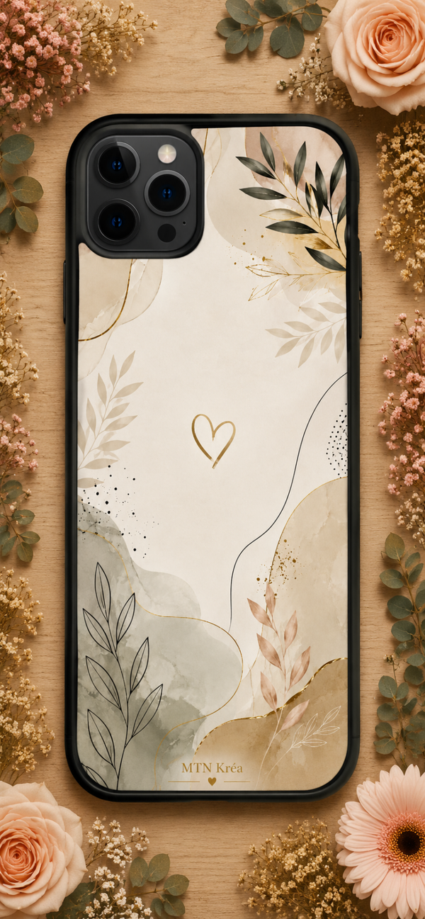 Coque élégance naturelle