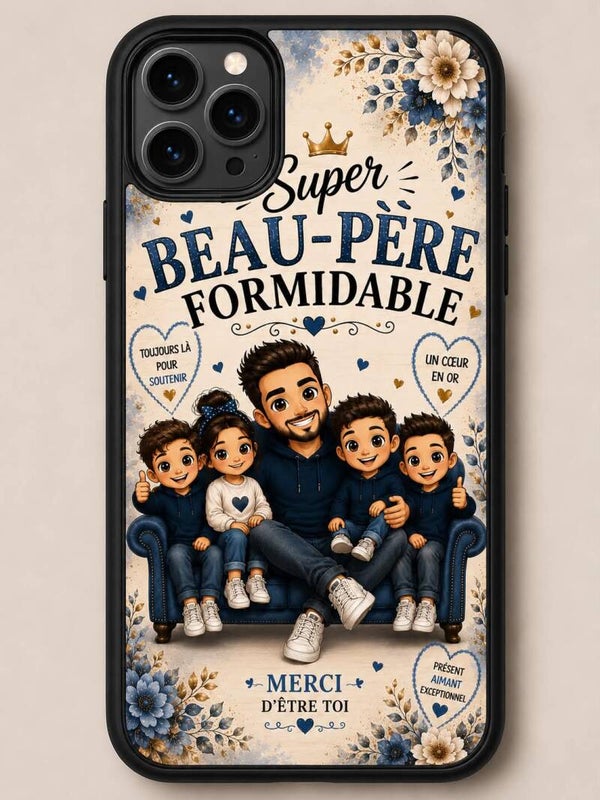 coque beau pere de 4 loulous