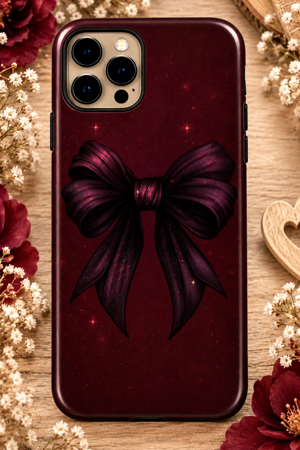 Coque douceur grenat