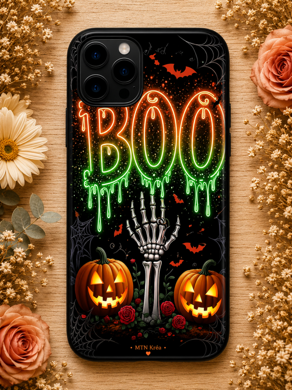 Coque boo néon