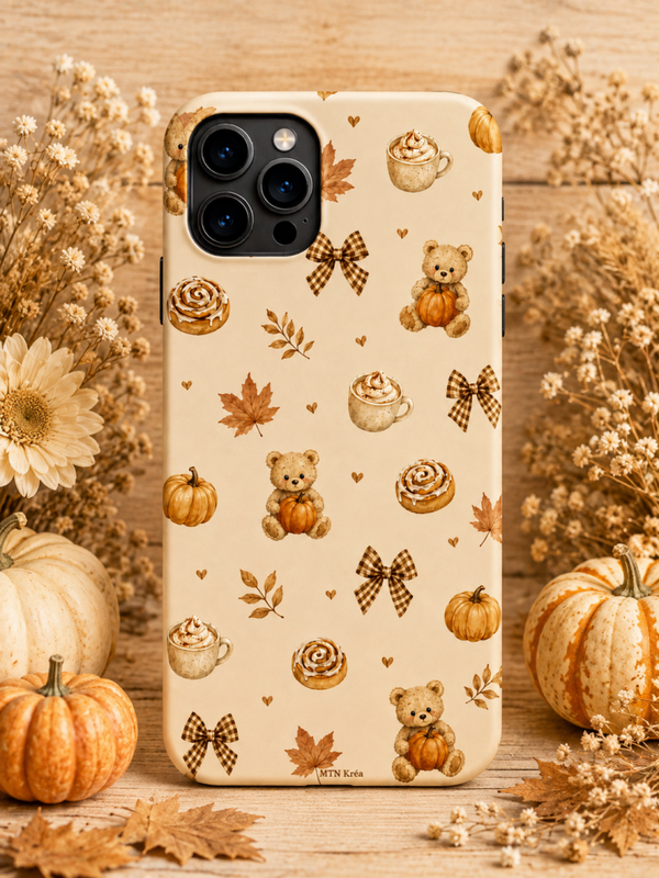 Coque ourson d’automne