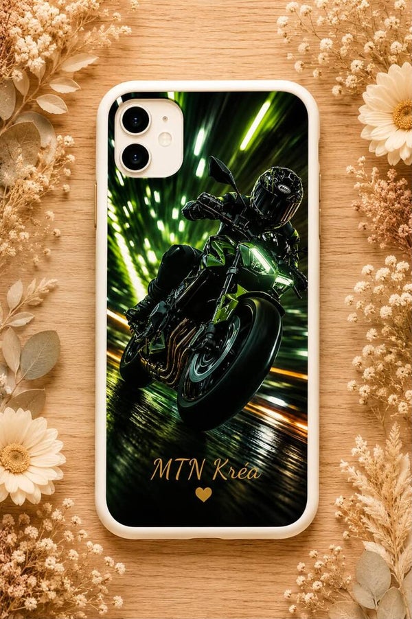 coque neon vert