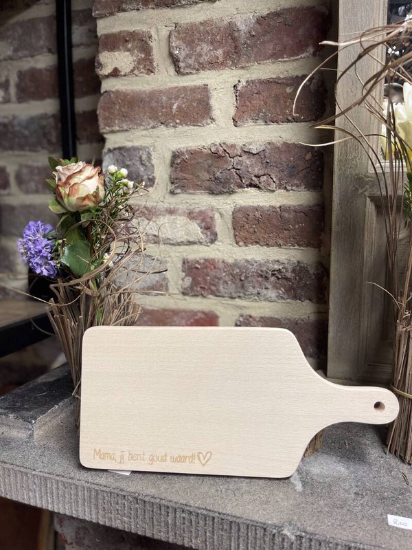 Broodplank met gravering