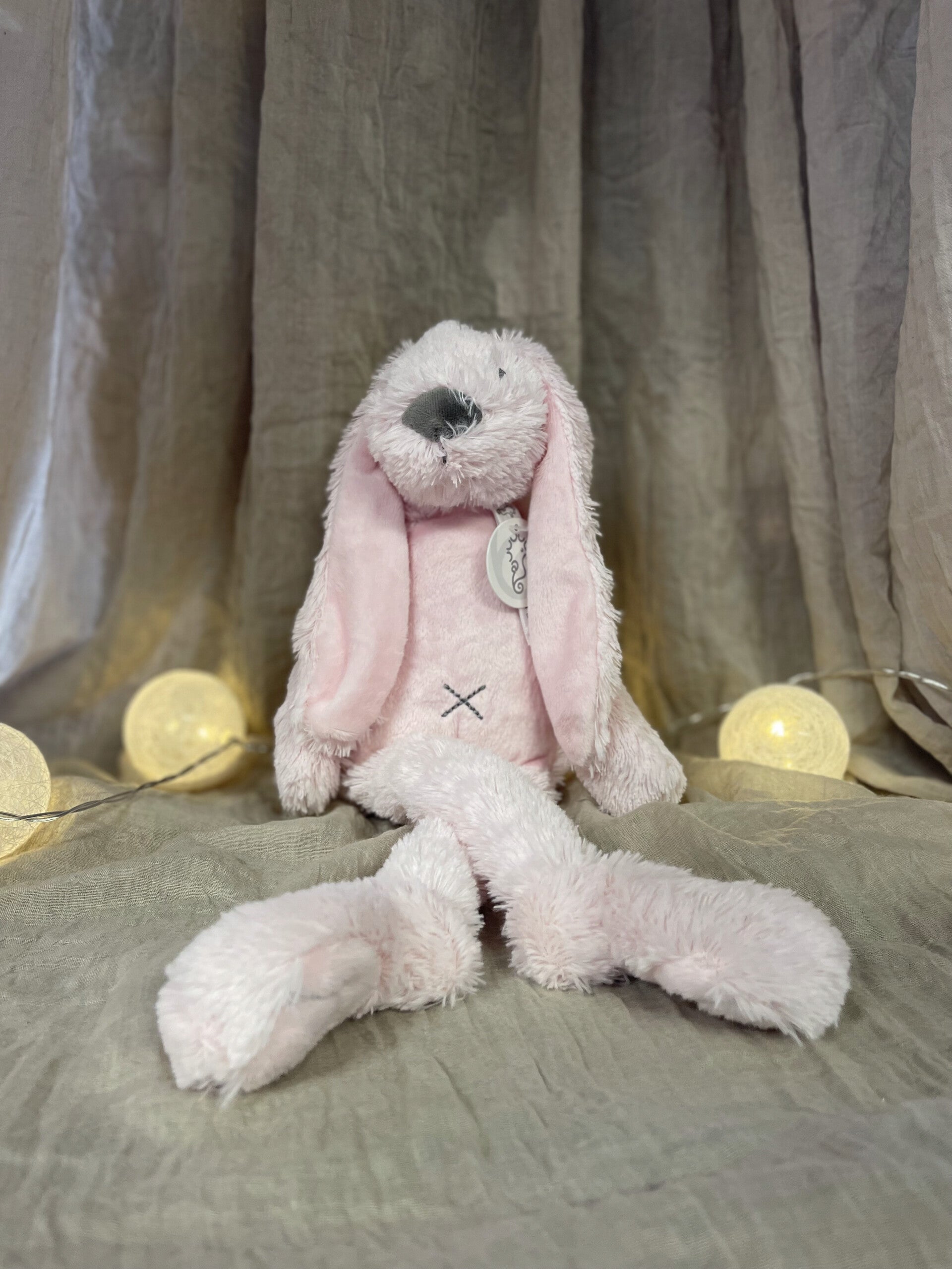 Happy Horse konijn Richie knuffel - Licht roos