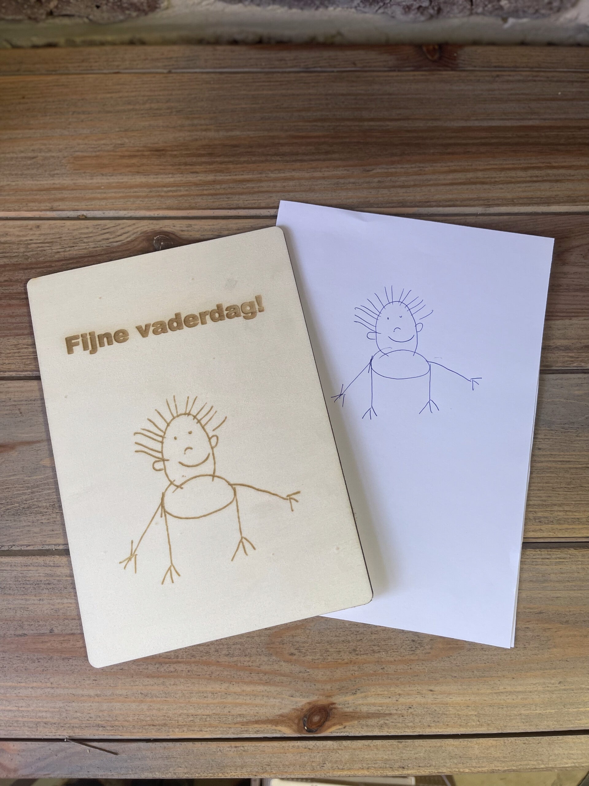 Jij tekent, wij maken - kaartje