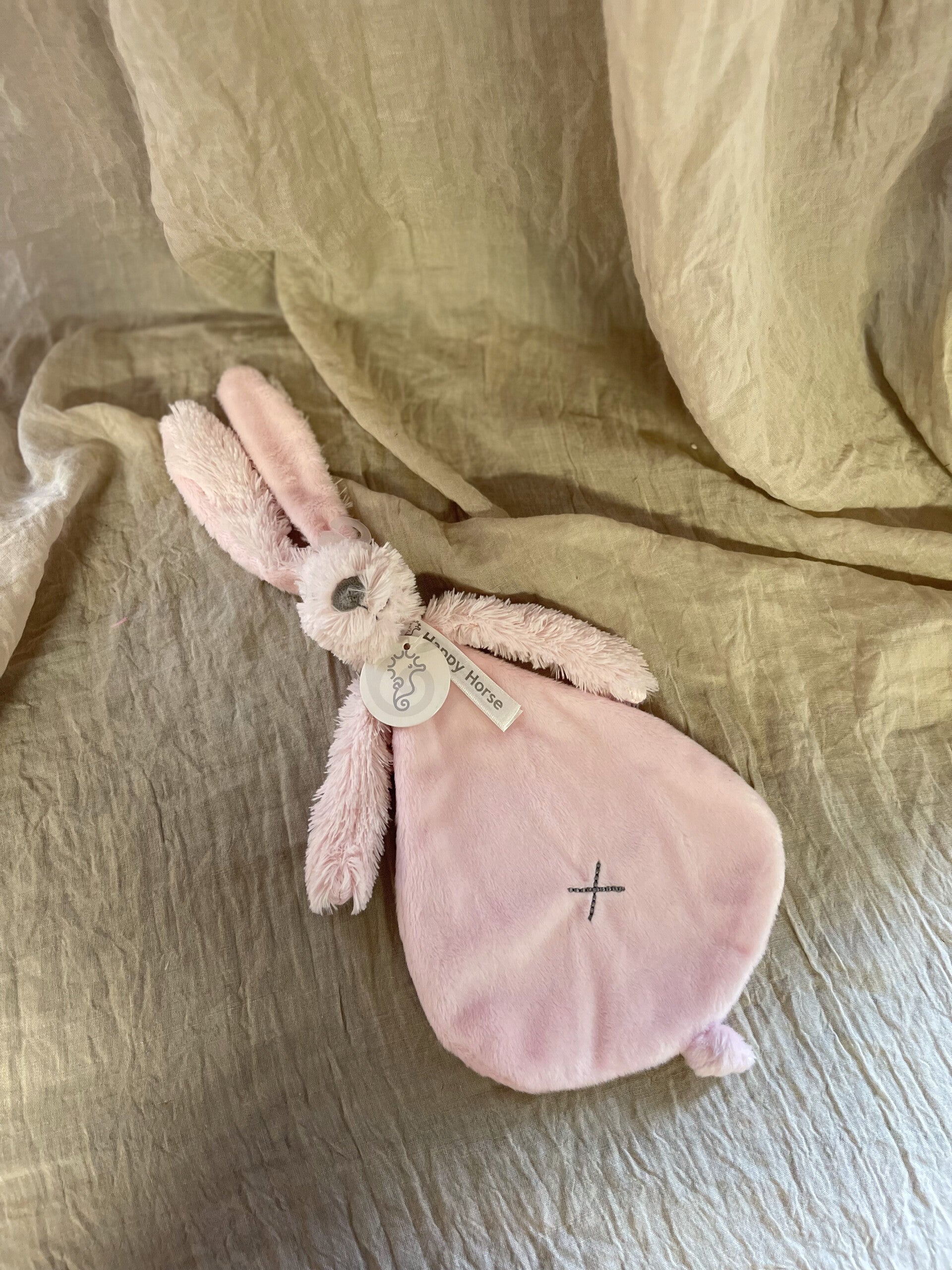 Happy Horse konijn Richie tutteldoekje - Licht roos