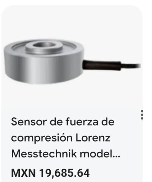 Sensor de fuerza de compresión Lorenz Messtechnik model