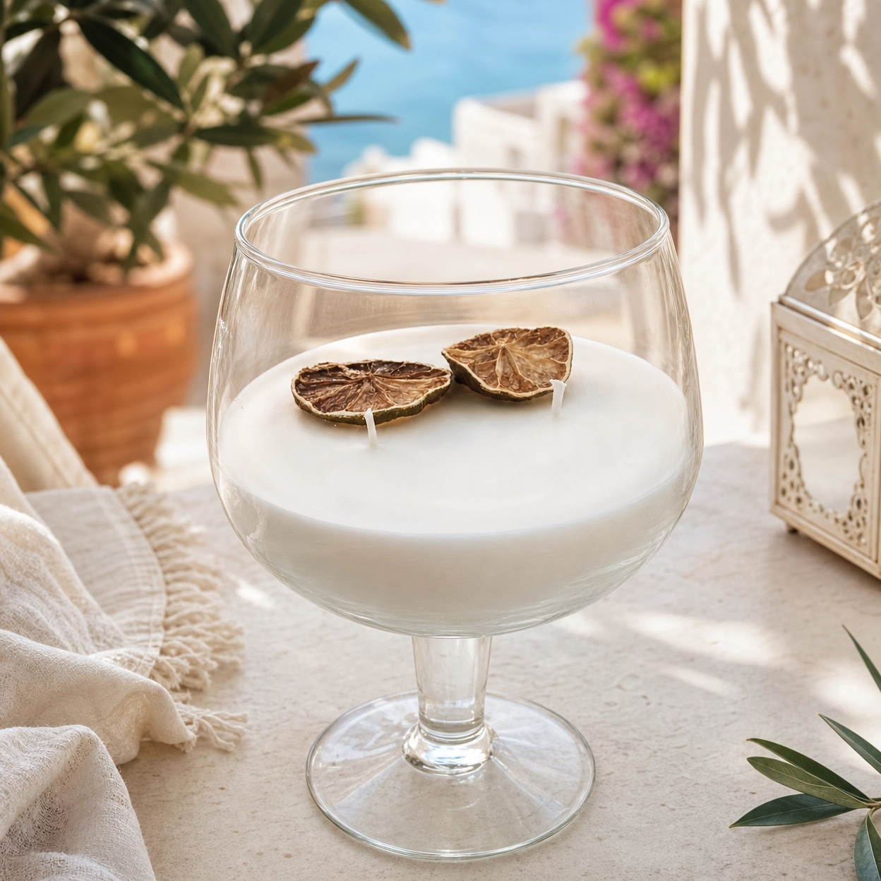 Handgemaakte Limoncello Kaars