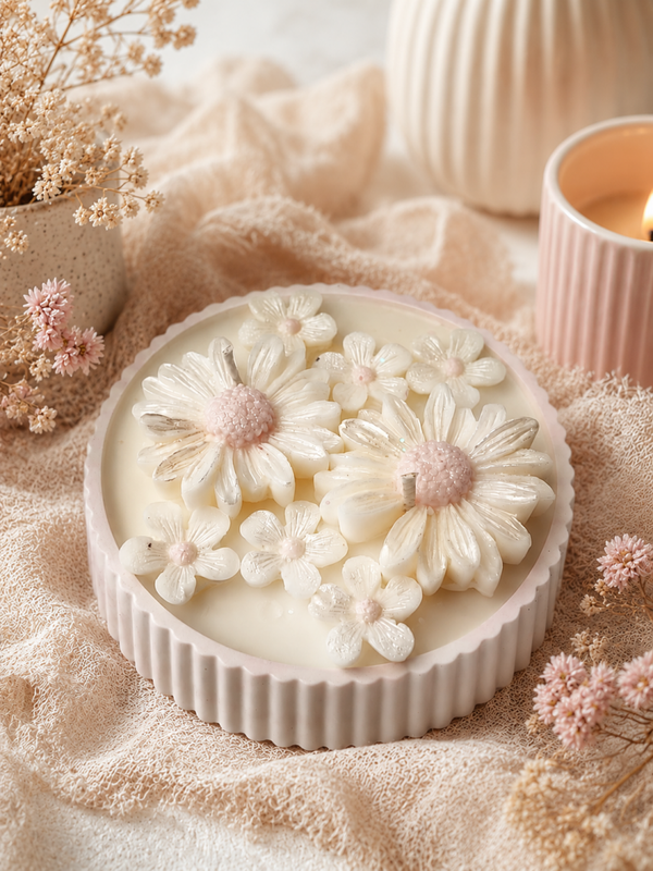 Handgemaakte Kaars -Flower
