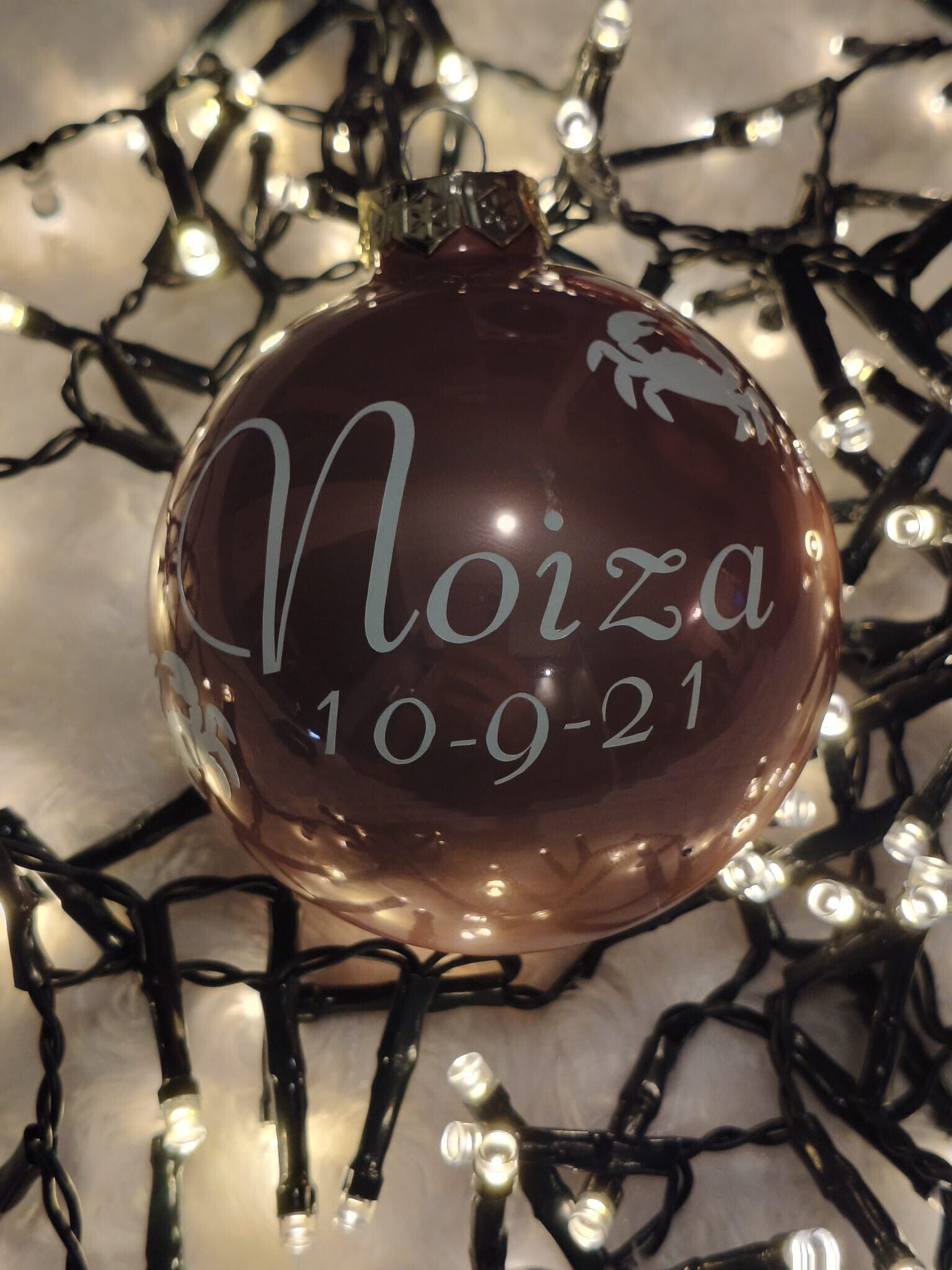 kerstbal met naam