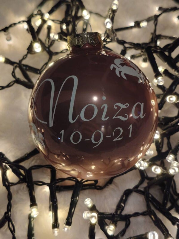 kerstbal met naam