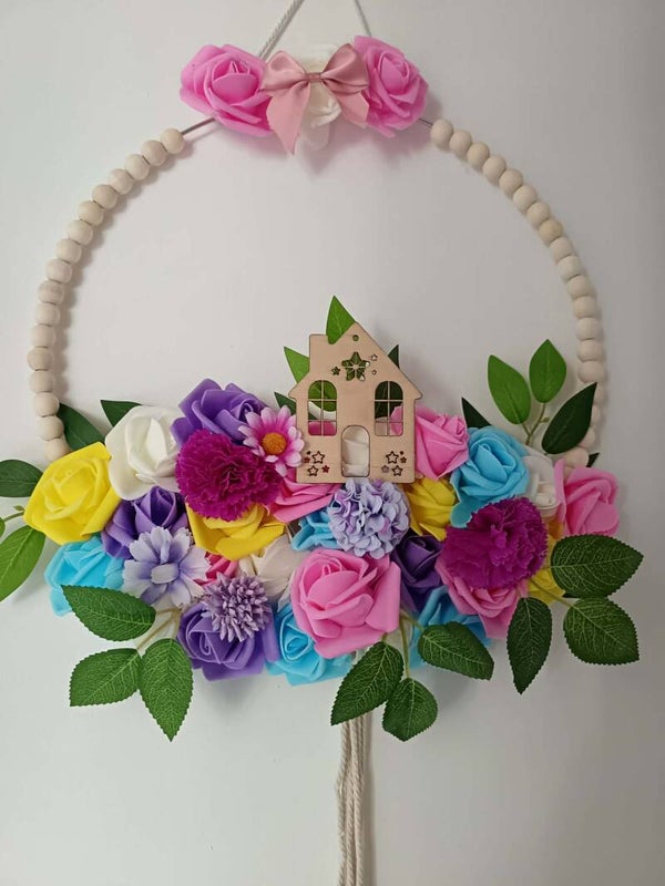 couronne fleurie