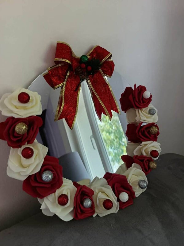 miroir chic de noel