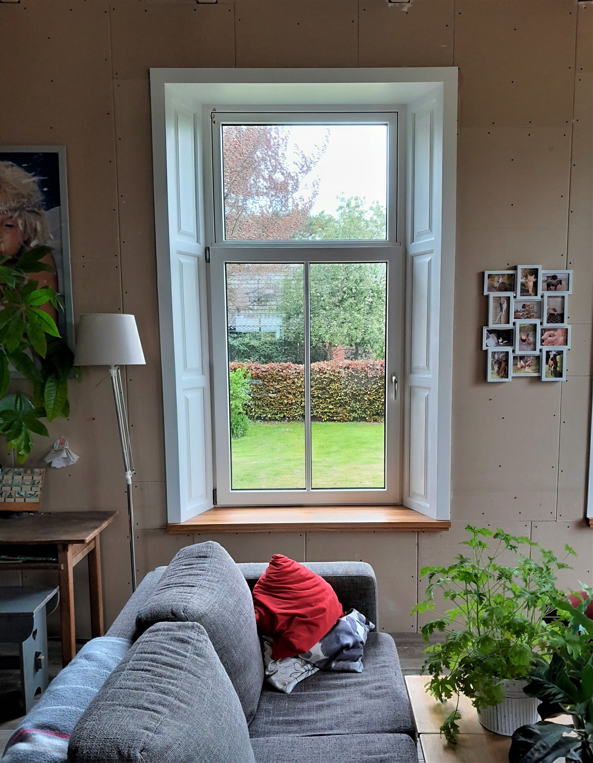 Eikenhouten raampanelen boerderij te Froombosch  | Meubelmakerij Mossel | Groningen