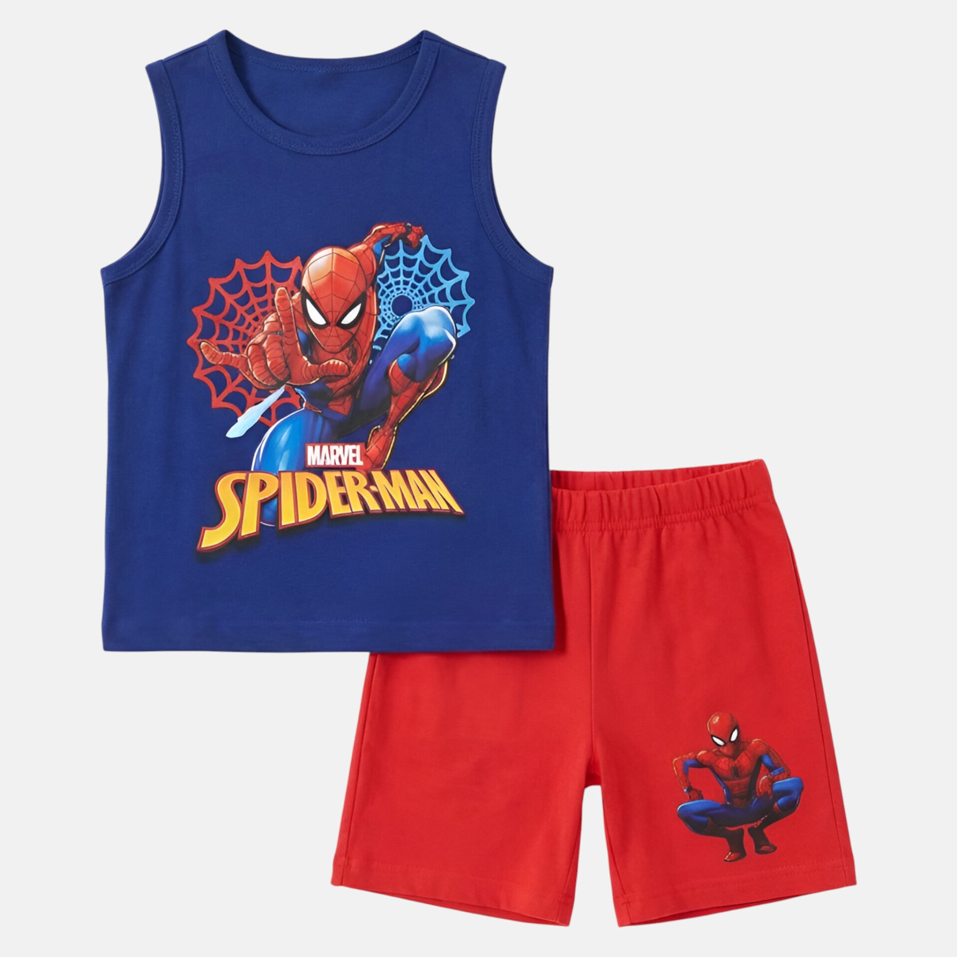 Ensemble d'été enfant licence Marvel