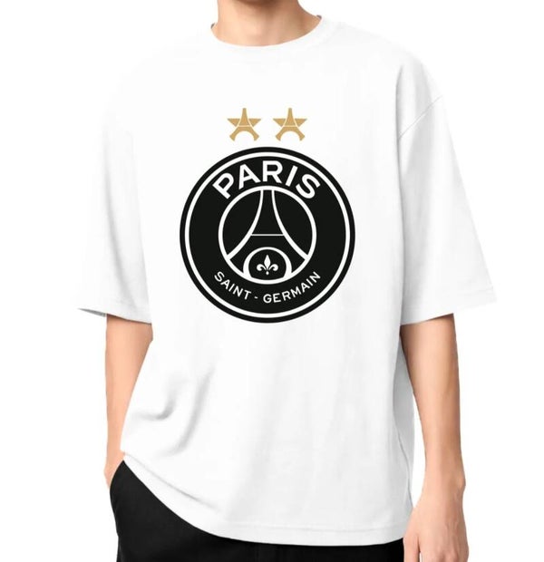 Tee shirt oversize Paris back2back blanc