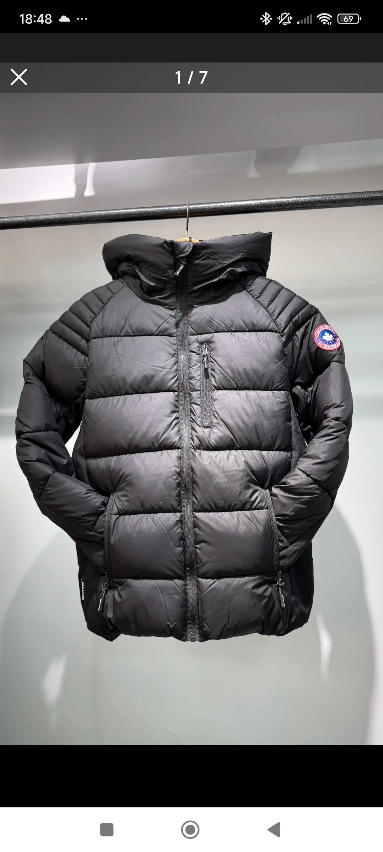 Doudoune paragoose homme modèle toussuire