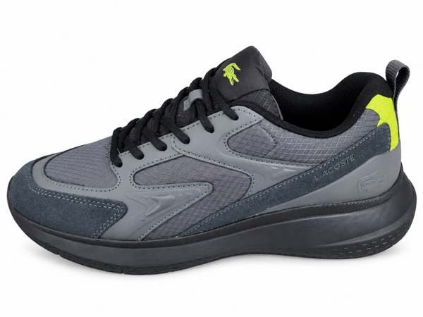 Baskets Lacoste L003 EVO – Gris/Noir –