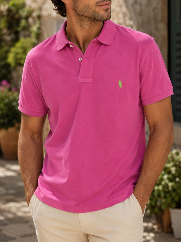 Polo Ralph Lauren Homme Rose – Slim Fit