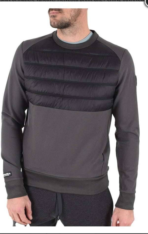 Sweatshirt bi matière Vancover - Helvetica.