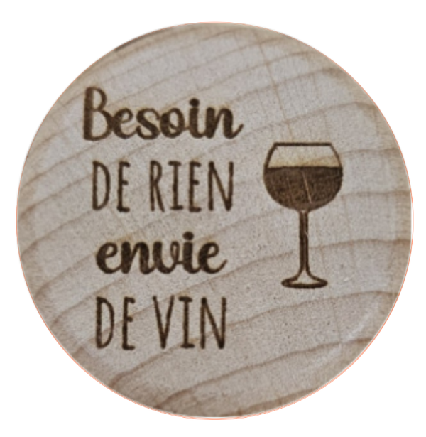 Bouchon de vin personnalisé