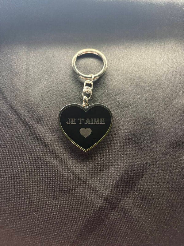 Porte clé en cœur