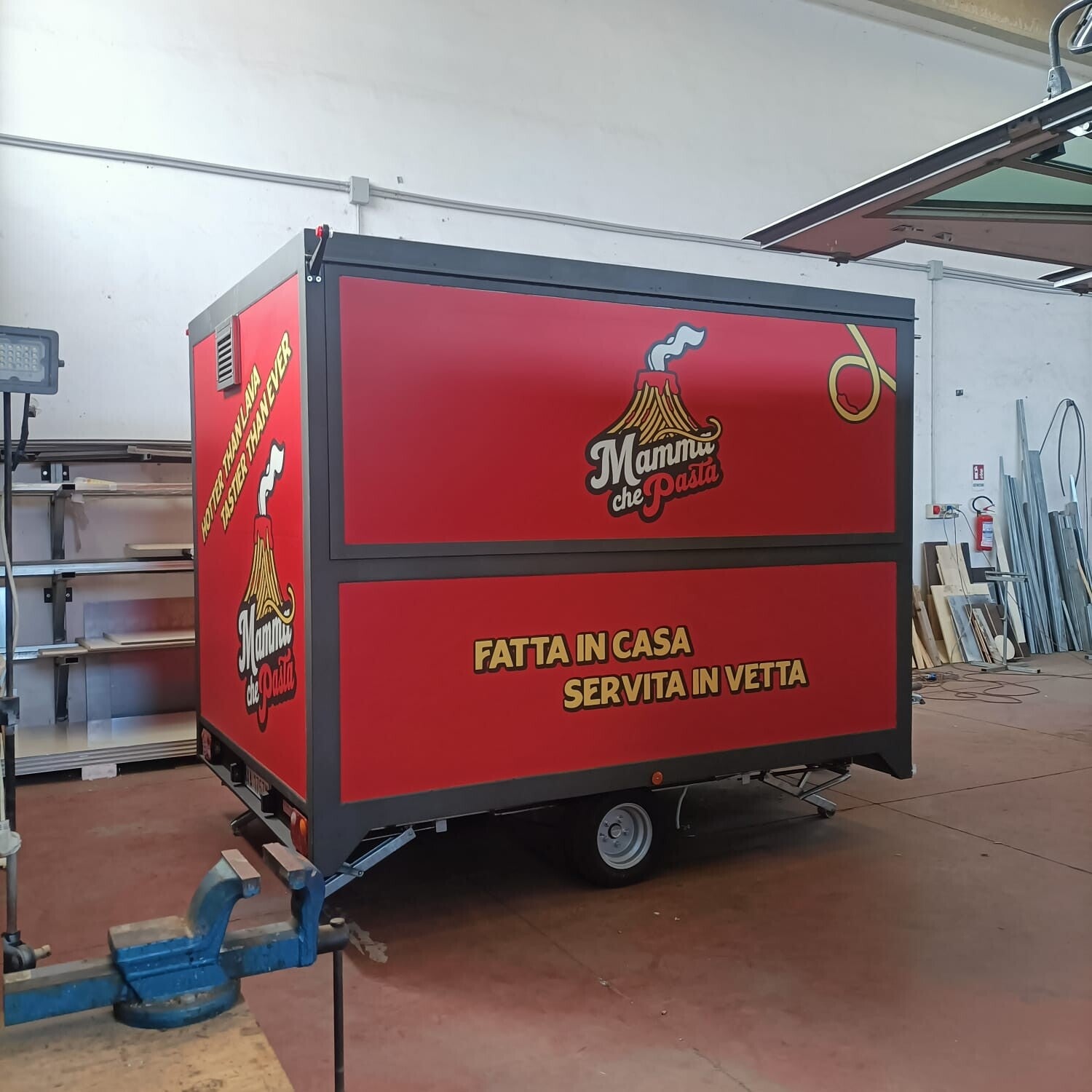 rimorchio vendita pasta