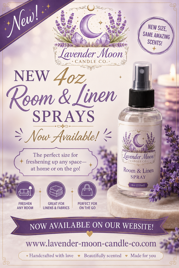 4oz Room and linen sprays