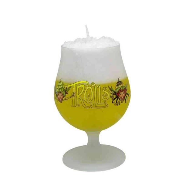 Bougie Parfumée Verre à bière - Cuvée des Trolls 25 cl